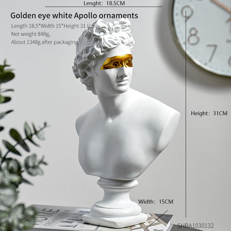 Apollo Golden Eye Resin Desktop Decoration - Antigua